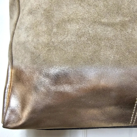 Patricia Nash Poppy Tote Metallic Dip Dye**RARE** - Picture 4 of 11